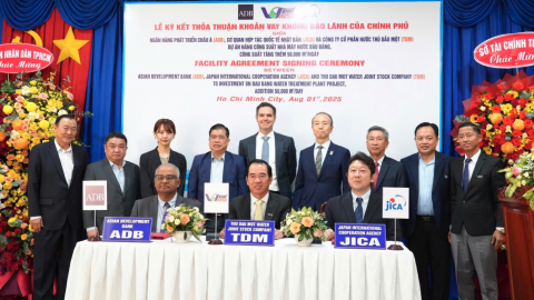 ADB cấp khoản vay 6 triệu USD cho CTCP Nước Thủ Dầu Một