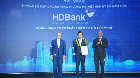 HDBank giữ vị trí thứ 3 top ngân hàng niêm yết uy tín và hiệu quả nhất Việt Nam