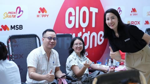 ROX Group chung tay hiến máu, lan tỏa giá trị sống đẹp