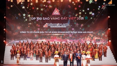 Top 100 giải thưởng Sao Vàng đất Việt 2021 xướng tên Hải Phát Land