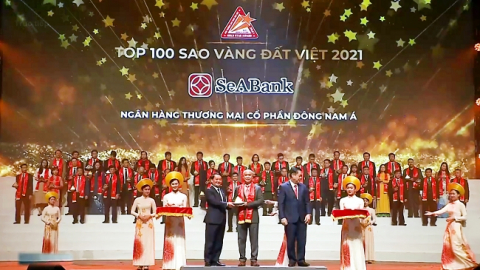 ­SeABank lần thứ 6 nhận giải thưởng Sao Vàng Đất Việt