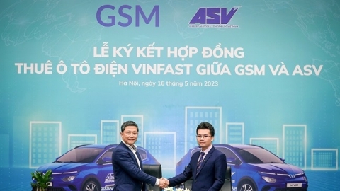 ASV Airports Taxi thuê 500 ô tô điện VinFast từ GSM