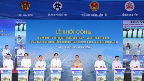 Khởi công đường vành đai 4 vùng thủ đô