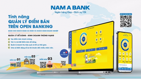 Nam A Bank tiên phong triển khai tính năng quản lý điểm bán