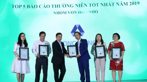 Giải báo cáo thường niên tốt nhất gọi tên Long Giang Land