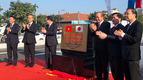 Khánh thành cầu cạn Mai Dịch - Nam Thăng Long