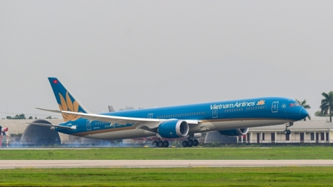 Chiêm ngưỡng Boeing 787-10 của Vietnam Airlines vừa từ Mỹ về