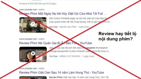 Mạnh tay với hành vi review phim