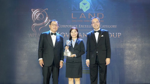 Novaland đạt giải thưởng doanh nghiệp xuất sắc Châu Á 2019