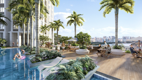 Xu hướng chú trọng không gian xanh tại Asiana Riverside