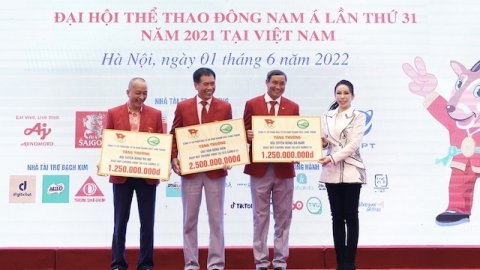 Golf Long Thành trao thưởng 5 tỷ đồng cho các vận động viên xuất sắc tại SEA Games 31