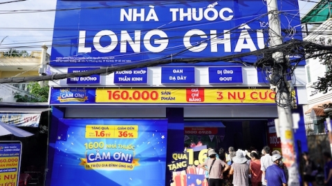 Chuỗi Long Châu cán mốc 1.600 cửa hàng