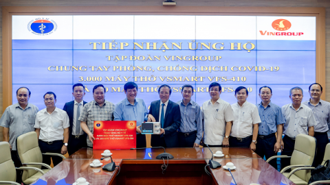 Vingroup tặng 1.700 máy thở xâm nhập và tài trợ hóa chất cho 56.000 xét nghiệm Covid-19