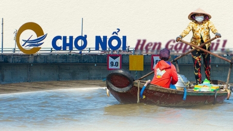 Sinh kế ven chợ nổi miền Tây trước nguy cơ bị ‘nhấn chìm’