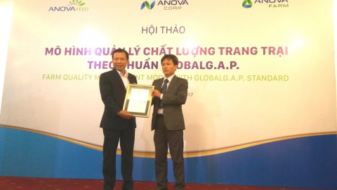 Trại heo đầu tiên của Việt Nam đạt chuẩn Global GAP