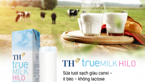 TH true MILK HILO: Sữa tươi sạch giàu canxi – ít béo – không lactose lần đầu tiên tại Việt Nam
