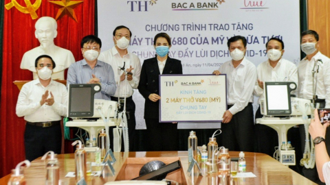 Tập đoàn TH và ngân hàng Bắc Á tặng hơn 15 tỷ đồng chống dịch Covid-19