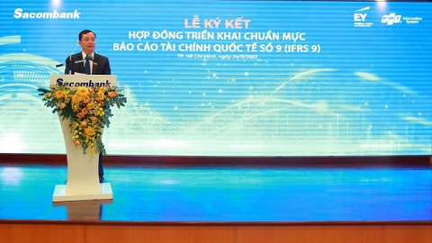 Sacombank triển khai chuẩn mực báo cáo tài chính quốc tế số 9