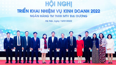 Tổng giám đốc MB dự hội nghị triển khai nhiệm vụ kinh doanh 2022 của OceanBank