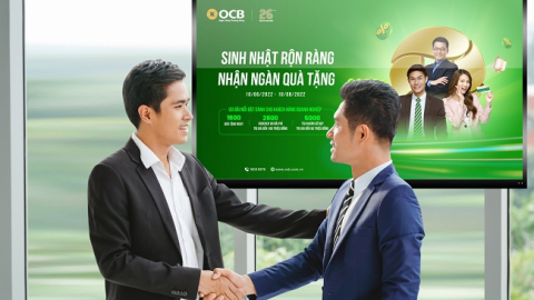 OCB mừng tuổi mới - tung hàng loạt ưu đãi cùng ngàn quà tặng dành cho khách hàng doanh nghiệp