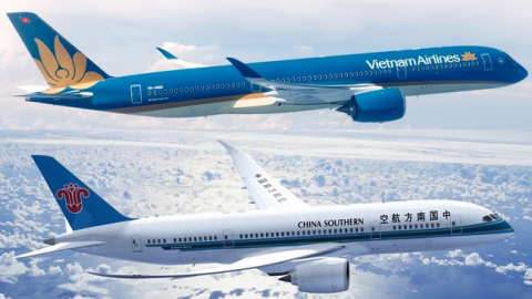 Vietnam Airlines hợp tác với China Southern Airlines