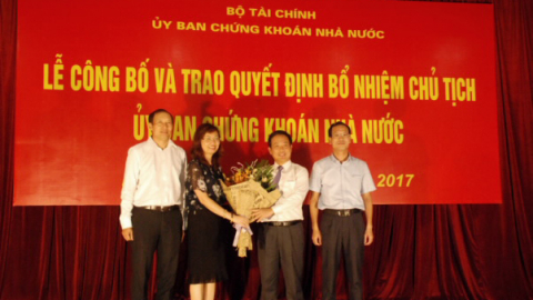 Bổ nhiệm tân Chủ tịch Ủy ban Chứng khoán Nhà nước