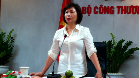 Miễn nhiệm chức vụ Thứ trưởng Bộ Công Thương đối với bà Hồ Thị Kim Thoa