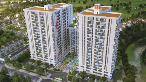 Dự án căn hộ HausNeo cất nóc vượt tiến độ