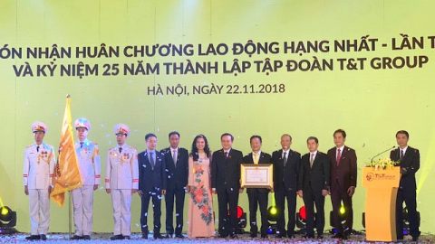 T&T Group đón nhận huân chương lao động hạng nhất lần thứ 2