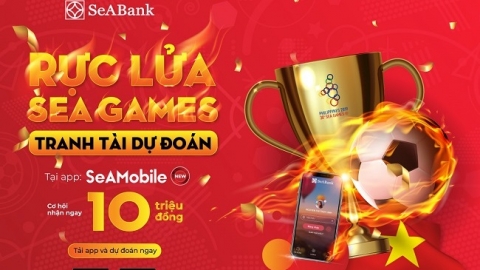 SeABank triển khai minigame 'Rực lửa SEA Games - Tranh tài dự đoán'