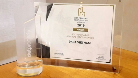 DKRA Vietnam nhận giải 'Nhà phân phối bất động sản tốt nhất Đông Nam Á'