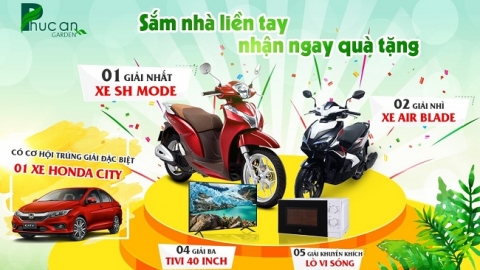 “Bùng nổ” ưu đãi khi mua đất nền nhà phố Phúc An Garden