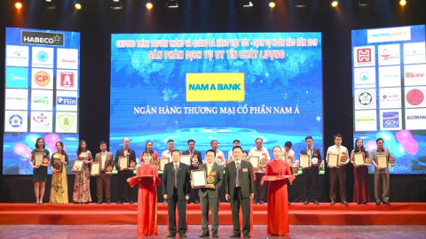 Happy Card và Happy Lady của Nam A Bank lọt top 20 sản phẩm chất lượng cao