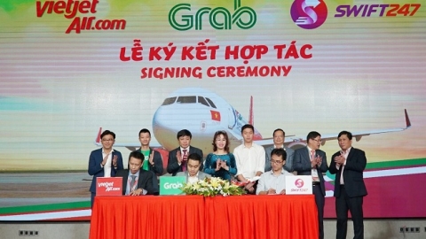 Vietjet và Grab bắt tay Swift247 để giao hàng siêu hỏa tốc