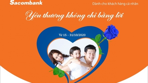 Sacombank có nhiều ưu đãi nhân ngày 20/10