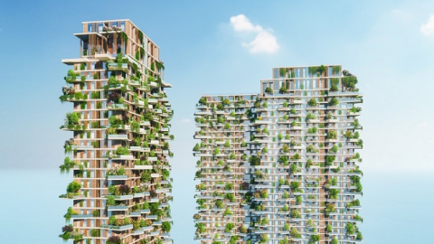 Dự án căn hộ có 400 khu vườn trên cao tại Ecopark