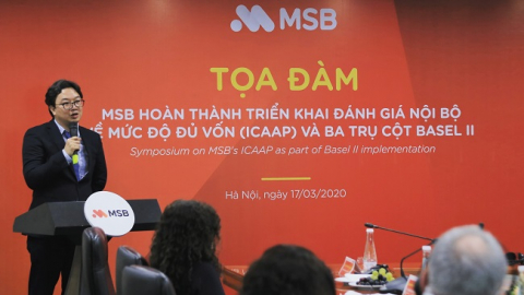 MSB hoàn thành 3 trụ cột của Basel II