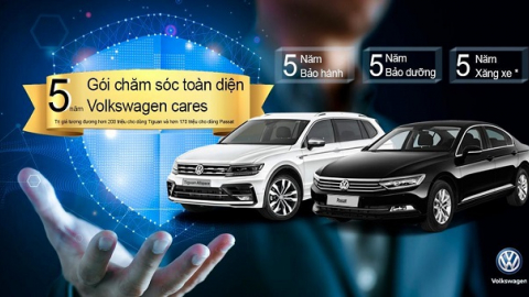 Volkswagen Việt Nam tặng gói chăm sóc xe toàn diện 5 năm cho người mua xe