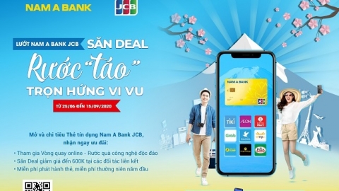 Rước 'táo' xịn cùng thẻ tín dụng Nam A Bank JCB