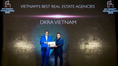 DKRA Vietnam bứt phá với 'cú đúp' giải thưởng Dot Property Vietnam Awards 2020