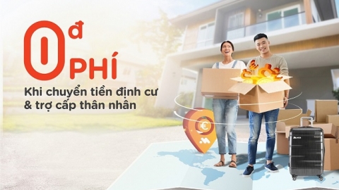 MSB miễn tới 100% phí chuyển tiền quốc tế