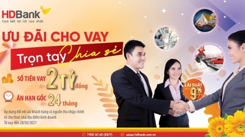 HDBank triển khai gói tín dụng phục hồi kinh doanh cho doanh nghiệp siêu nhỏ