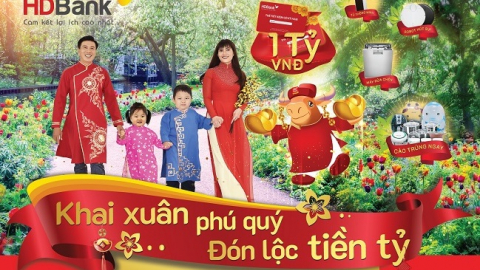 Khai xuân phú quý – Đón lộc tiền tỷ cùng HDBank