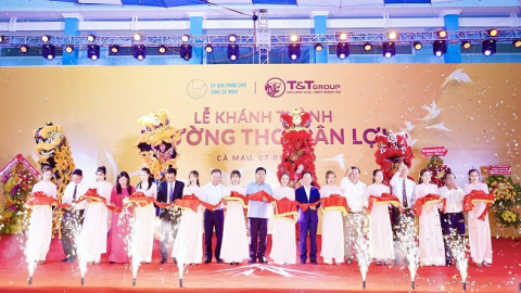 T&T Group tài trợ xây dựng trường học tại tỉnh Cà Mau