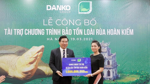 Danko Group đồng hành cùng dự án bảo tồn rùa Hoàn Kiếm