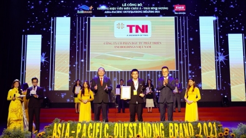 TNI Holdings Vietnam nhận giải thương hiệu tiêu biểu châu Á - Thái Bình Dương 2021