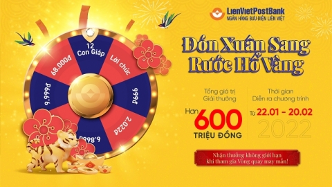 “Đón xuân sang – Rước hổ vàng” cùng LienVietPostBank