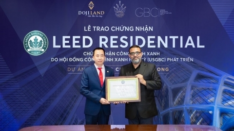 Diamond Crown Hai Phong là chung cư đầu tiên được chứng nhận công trình xanh LEED Residential