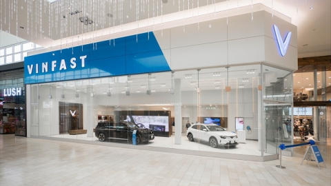 VinFast khai trương cửa hàng đầu tiên tại Yorkdale, Canada
