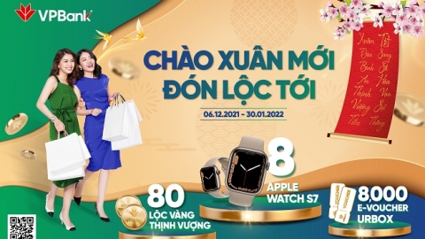 VPBank trao gần 8.000 quà tặng Xuân cho khách hàng may mắn